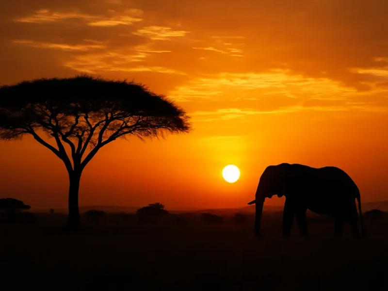 africa sunset